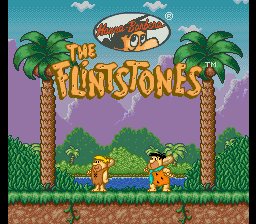 Flintstones, The - The Treasure of Sierra Madrock (Europe) Title Screen